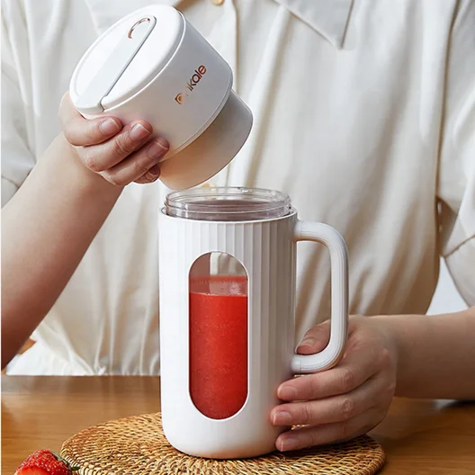 Fruit Juicer Popular USB Blender Juicer Mini Electric Portable Rechargeable Travel High Quality 400ml 10 Blades
