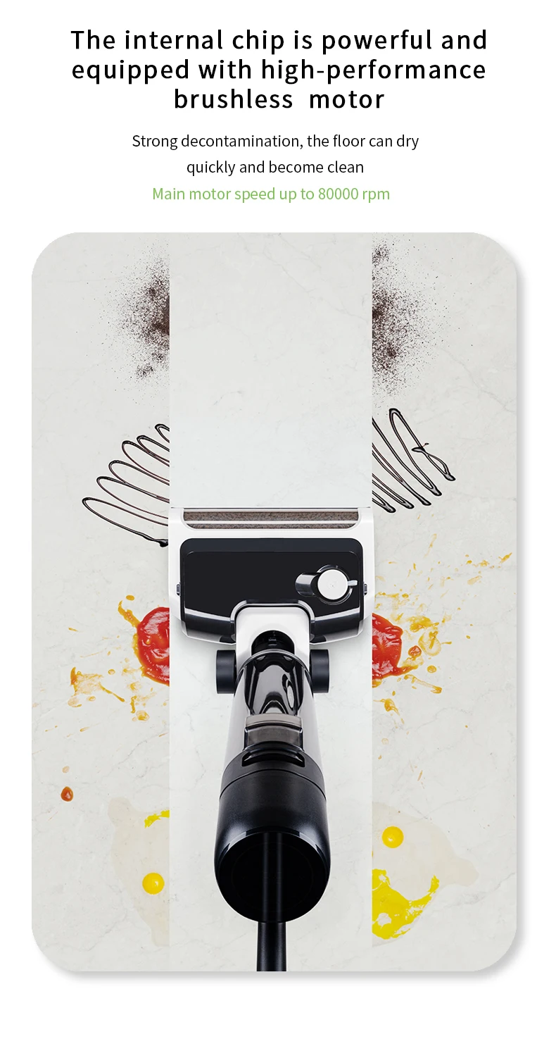 Automatic Wash Wireless Vacuum Cleaners Hepa Filter Handheld Stick