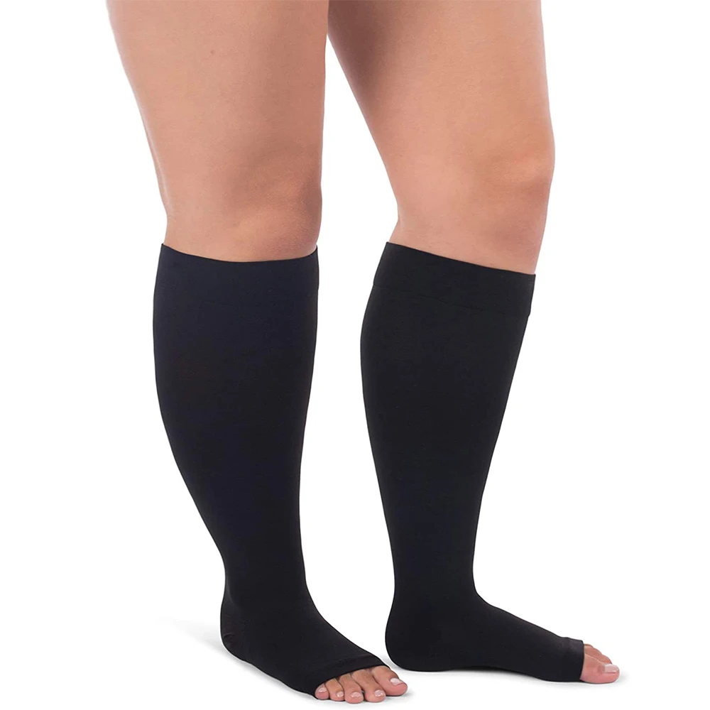 Legbeauty Compression Pantyhose 15-21mmHg Medical Stockings Pressure 1  Nursing Varicose Veins Socks Men Women Stovepipe Stocking