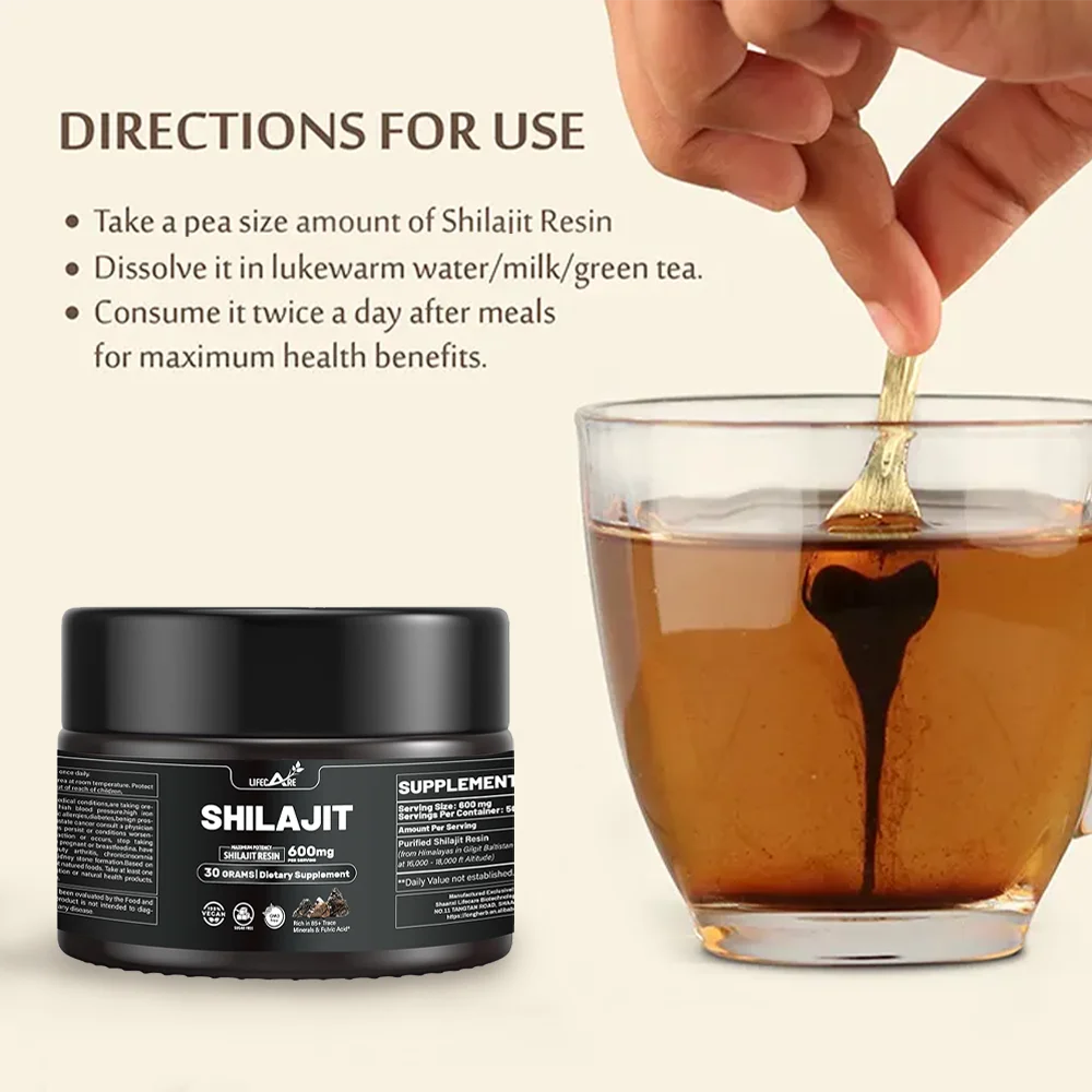 Lifecare Supply Natural Himalayan Shilajit Extract Shilajit Resin ...