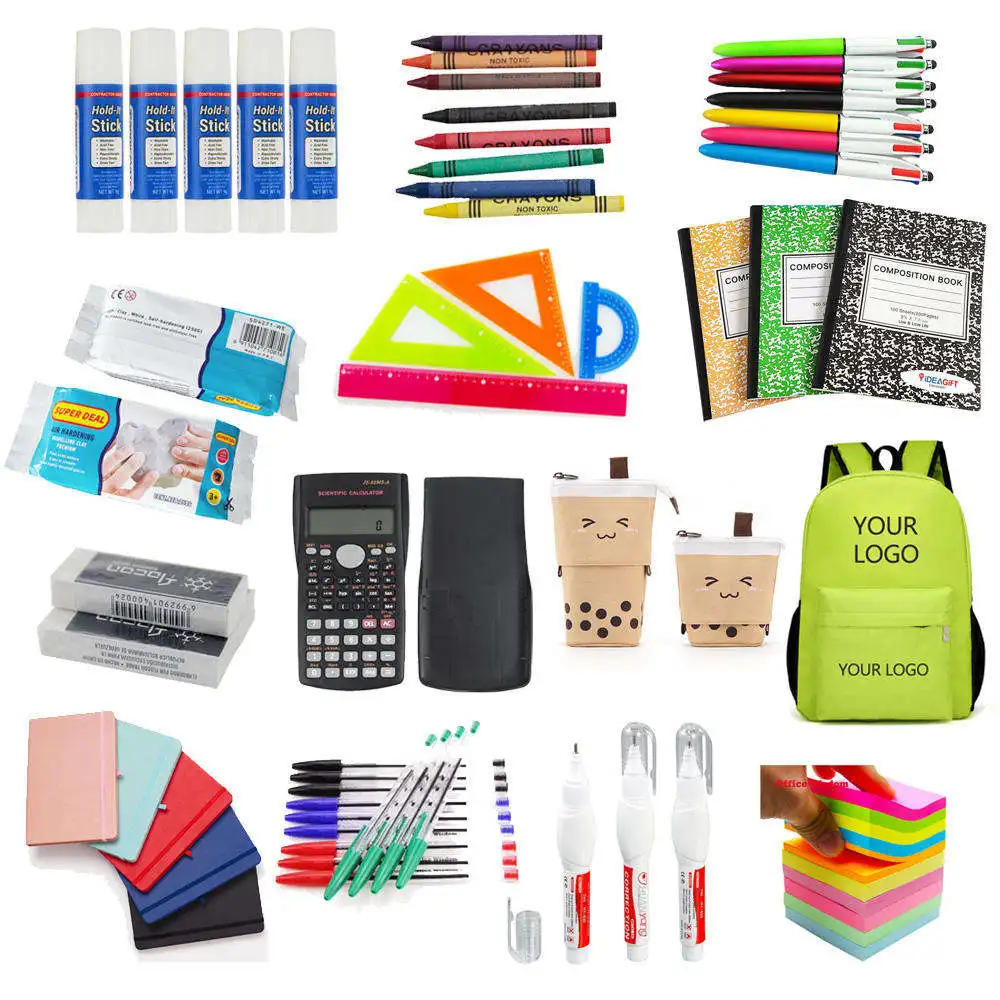 Back to School High Quality School Supplies Stationery Wholesale Office Stationery Set Kid Stationery School Supplies