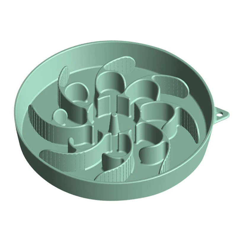 Silicone Anti-Suffocation Interactive Slow Food Dog Bowl with Suction Cup Anti-Slip Pet Bowls & Feeders