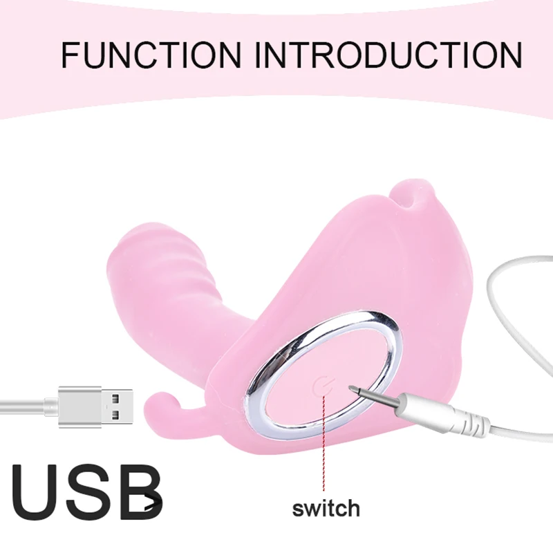 Bluetooth Smart Phone App Control G Spot Clit Stimulator Butterfly Vibrator Wearable Panties Strap on Dildo Vibrator for Women