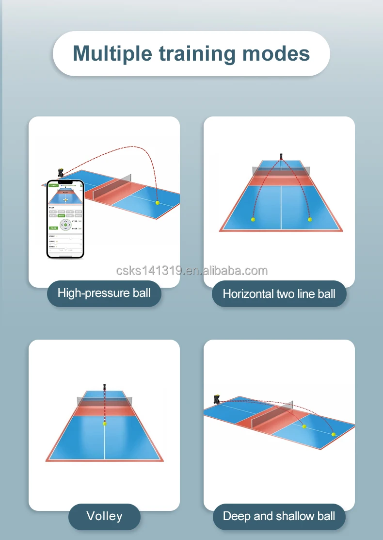 New Professional Throwing Machine Training Pickleball Machine App And Remote Control manufacture