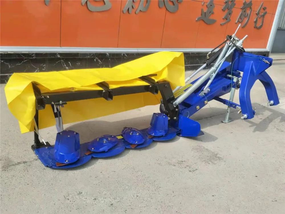 Fast Delivery Factory Sale  Lowest Price 7 Disk  Disc Rotary Mini hay Disk bar Mower Grass Hopper Mower