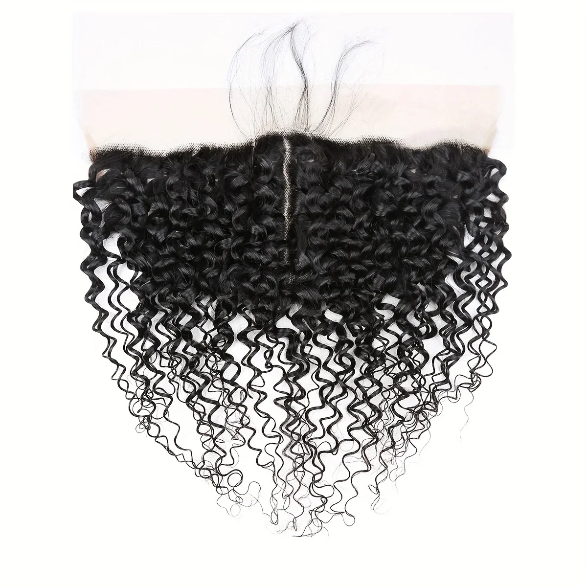 Transparante T-deel Lace Closure Kinky Curly Wig Braziliaans Remy Haar Te Koop_voghion.com