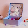 Coffret cadeau princesse papillon-sac cadeau-carte