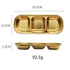 304 Gold Three Plate