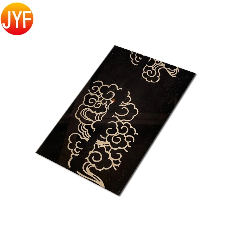 CL0047 China Custom Product Elevator Etching Design Decorative Stainless Steel Sheet 304 Elevator Cabin Lift Door
