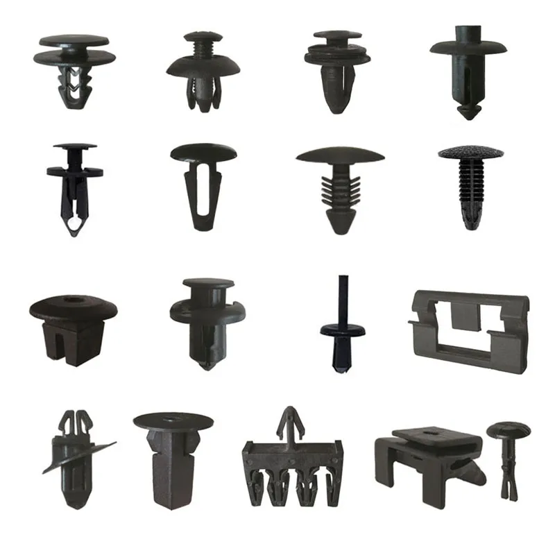 Universal Plastic Fender Clips, Push Bumper Fastener Rivet Clips With 6 Size Body Retainer Bumpers Clips