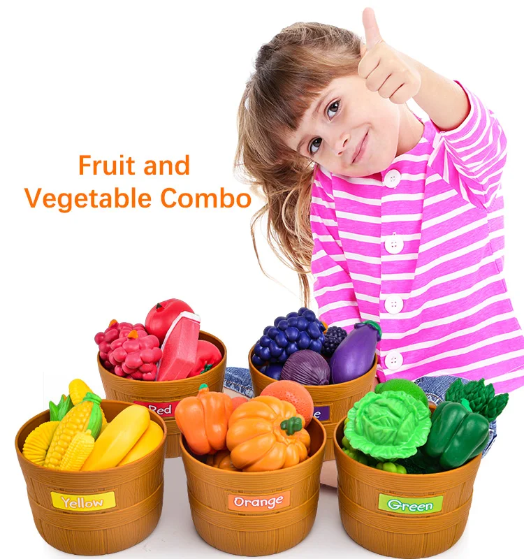 Toy Food Pretend Playing Baby Girl Play Sets Set 2020 Fruit And