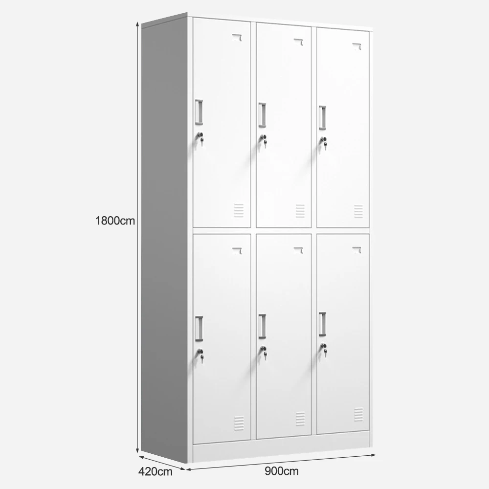 School Steel Locker Organizer with Vertical Design and Knock Down Feature