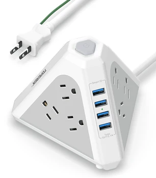 Triangle Multi-protection Japanese Standard Power Outlet Strip With 9 ...