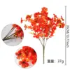 7 fourchettes Eucalyptus Violet ~ Rouge coucher de soleil