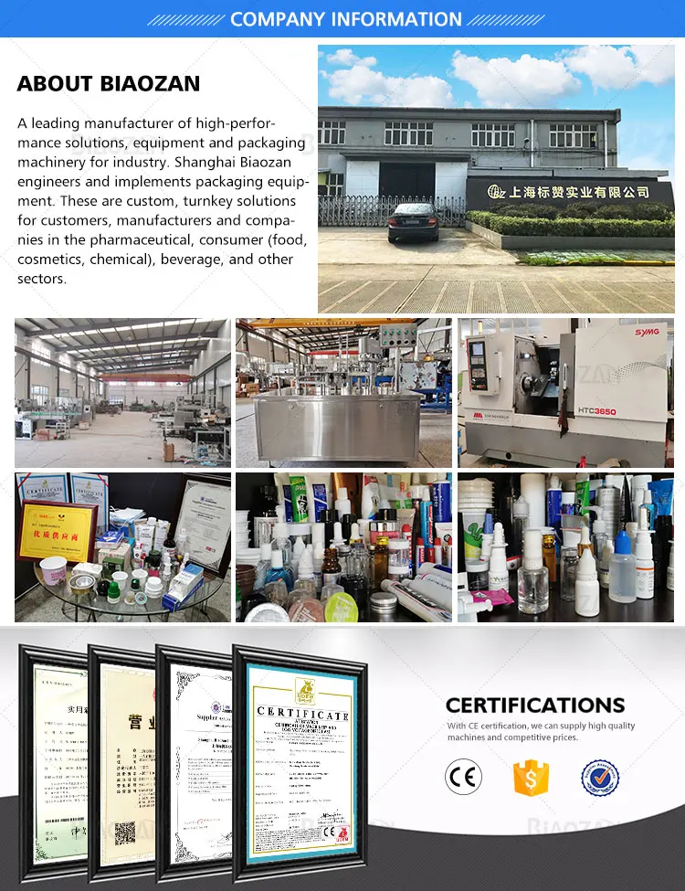 Alibaba Gold Supplier 20Ml Automatic E Liquid Bottle Tincture Filling Capping Machine