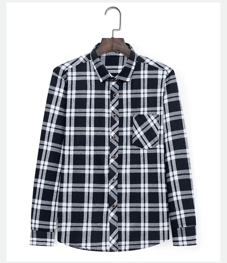 2022 Latest Mens Shirts Designs Long Sleeve Slim FIit Casual Shirts for Men