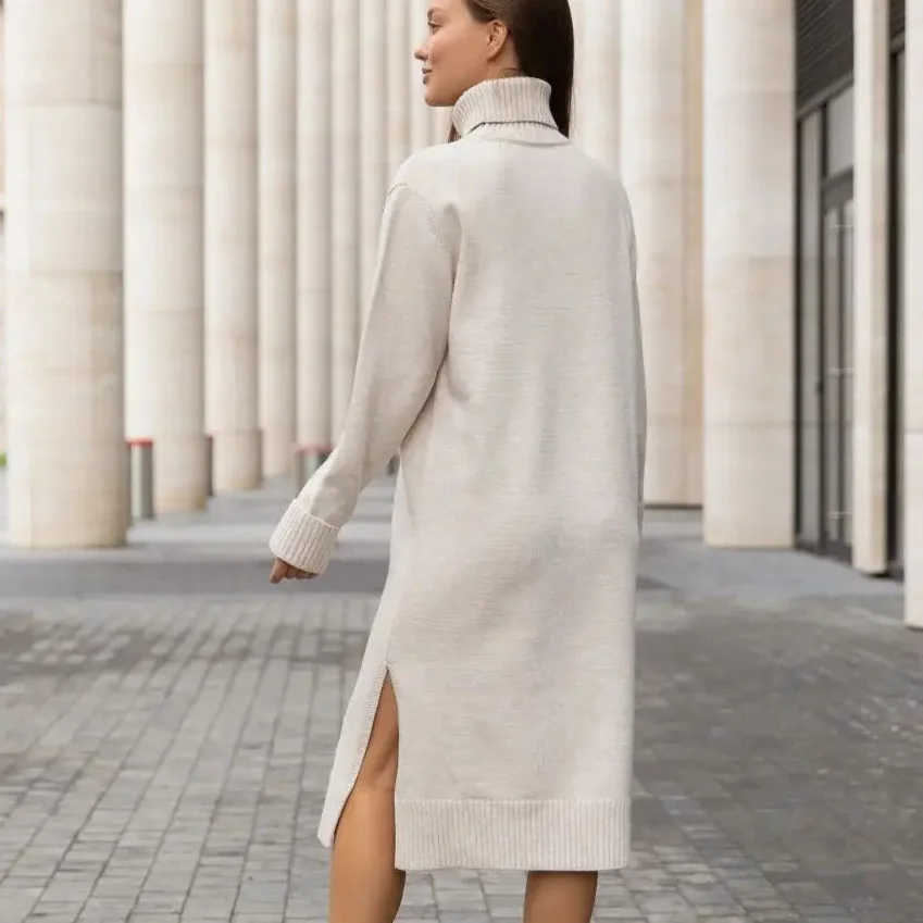 knit dress ribbed self-portrait - Gold Lurex Ribbed Knit Midi Dress main image 0