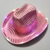 Cappellino rosa con LED
