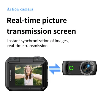 New Popular Wifi Outdoor Sports Camera Mini Thumb Camera Magnetic Back Clip Handheld Camera Vlog Action Camer LK018 product image