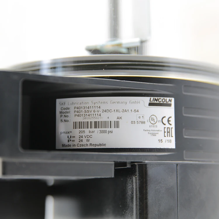 LINCOLN VOGEL SKF Factory Sales Piston Grease Pump for Wind Energy Stations SKF LINCOLN VOGEL