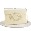 Beige avec marquage à chaud doré