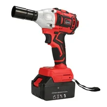 20V Li-Ion Rechargeable Electric Impact Wrench Industrial DIY Grade Car Tire Installation Scaffold Wind Gun Use 21V Rated