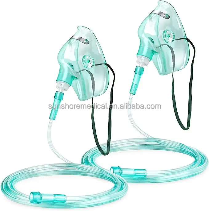 Disposable O2 Masks Single Use Disposable Oxygen Mask with Tubing| Alibaba.com