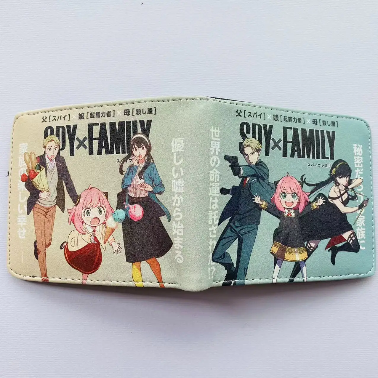 Classic Anime Spy X Family Short Wallet Cartoon Pu Leather Kawaii Coin ...