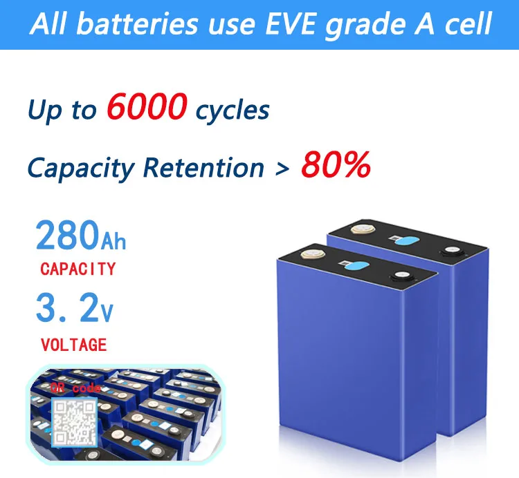 3Kwh 5Kwh 25.6V 48V 51.2V Hybrid Solar Power Inverter Lifepo4 Battery Class A All In One 8