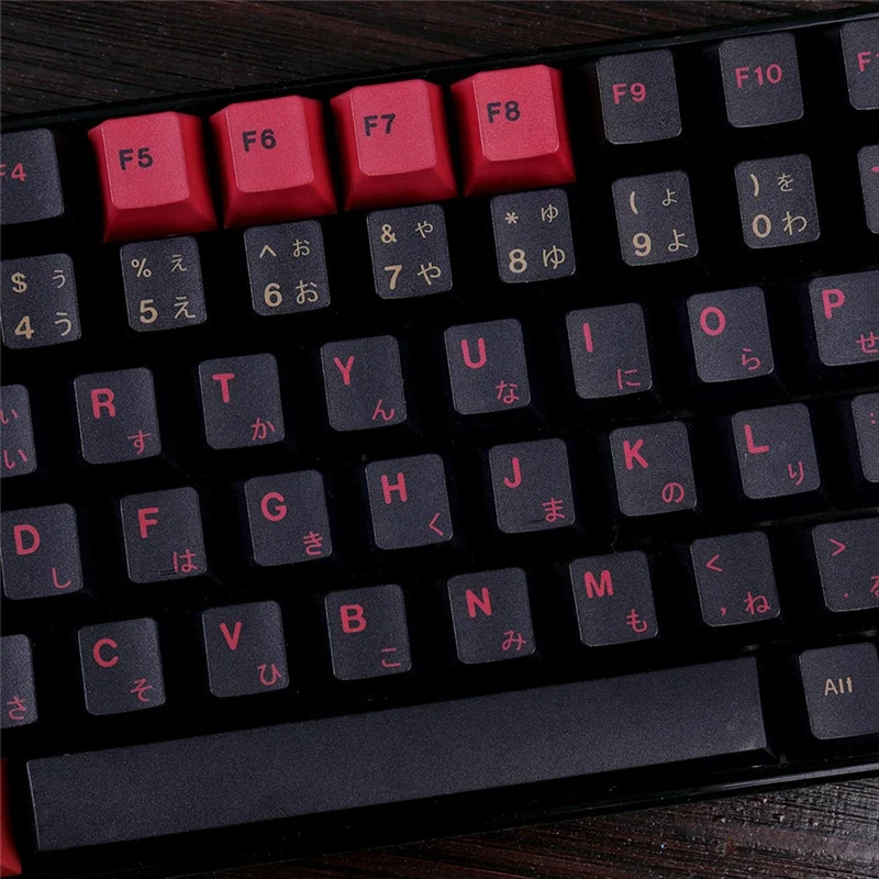 Gmk Higanbana Cherry Profile Pbt Dye Sublimation Keycaps For
