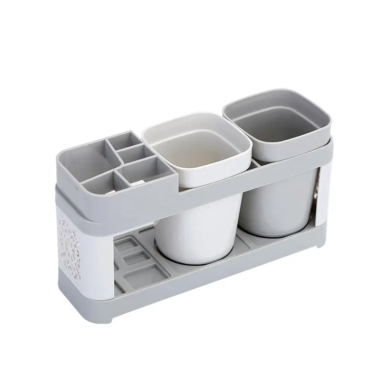 Ванная комната Настольный держатель для зубных щеток стиральные стеллаж для выставки товаров стакан для зубных щеток Набор зубных щеток стеллаж для хранения