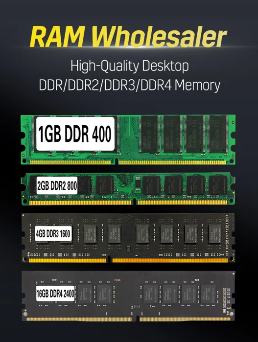Highly Compatible DDR2 533MHz 667MHz 800MHz 1GB 2GB RAM PC Memory RAM