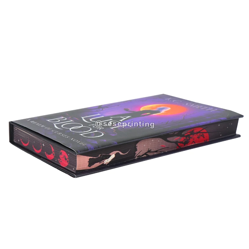 Sprayed Edge Book Printers China Professional Casebound Book Hardback Book Publishing Printing Services