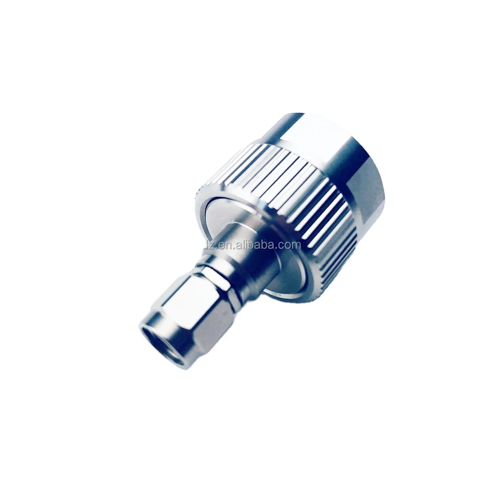 high-frequency millimeter wave rf coaxial adapter 2.92 male to N male SUS303 DC - 18GHz VSWR1.2 Rf coaxial connector