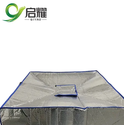 IBC Insulated Cover Thermal Pallet Cover 2-8C Temperature Protection HDPE Material Cold Chain Water Tank Thermal Cover