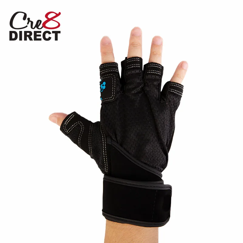 Высококачественные перчатки для спортзала спортивные с поддержкой запястья фитнеса упражнений тяжелой атлетики тренажерного