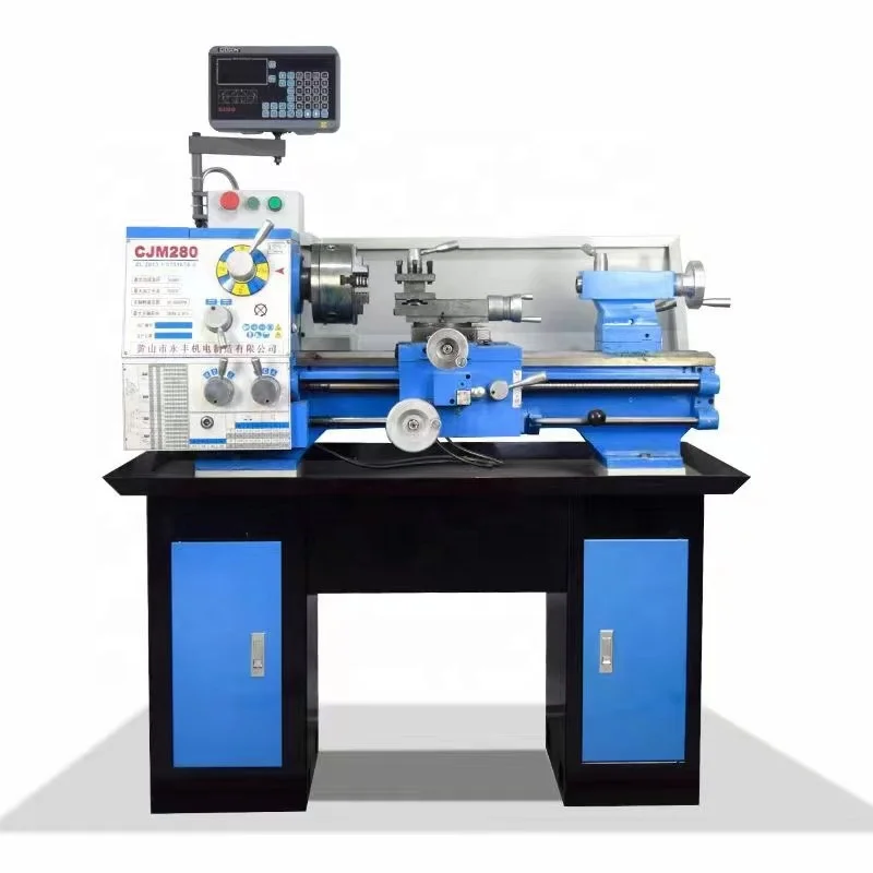 Horizontal Lathe Machine  CJM280 Bench Metal Lathe Machine