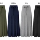 Skirts Long Women Women Basic Designs 2021 Ladies Maxi SkirtS Stretchy And Thin Casual Long Skirts For Women