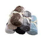 Blanket Baby Blanket 100% Polyester Children Solid Plain Dyed Baby Milestone Fleece Throw Blanket