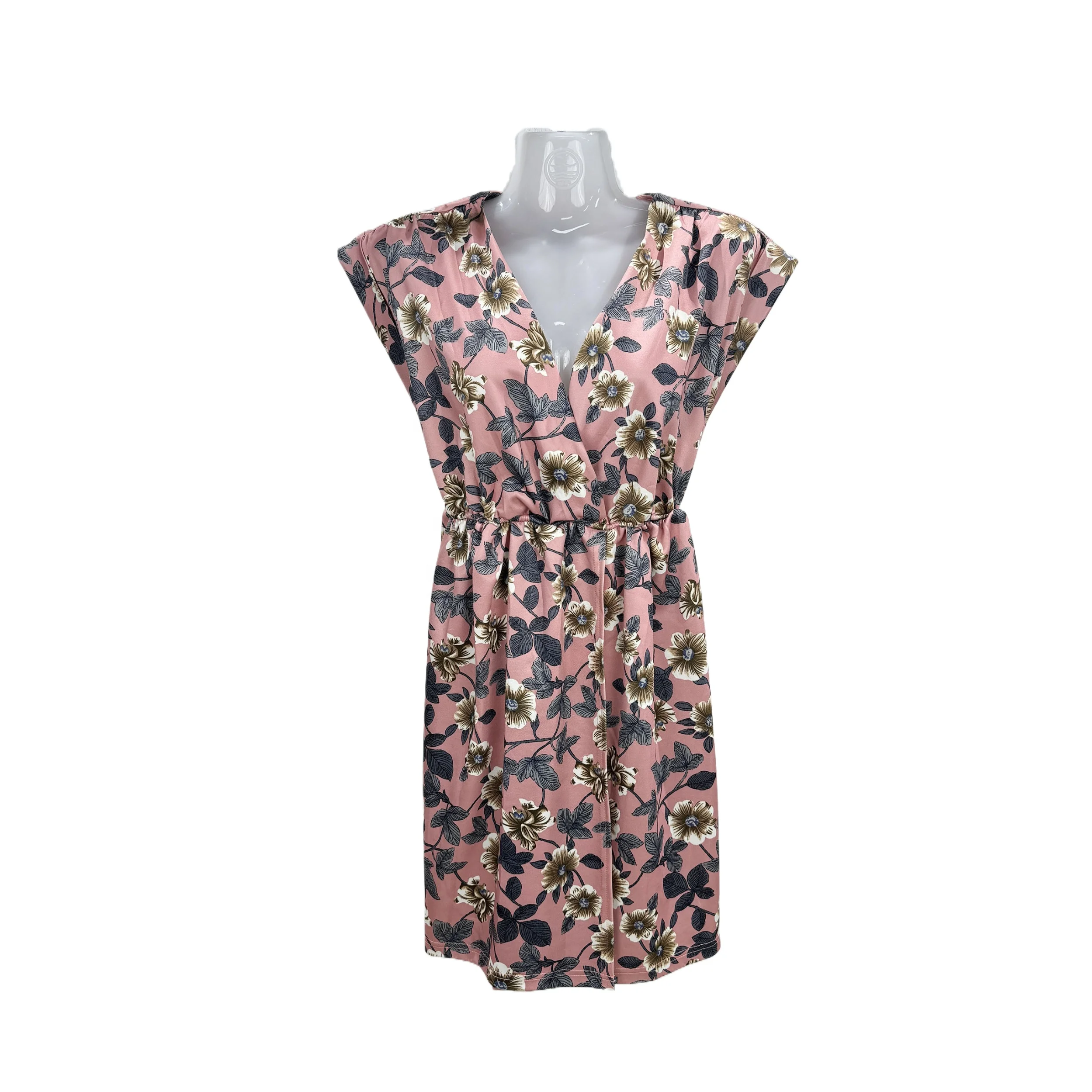 For Zimmermann Style Midi-Length Evening Dresses Elegant Simple Luncheon Dresses Vintage Exquisite Printing Natural Eco-Friendly