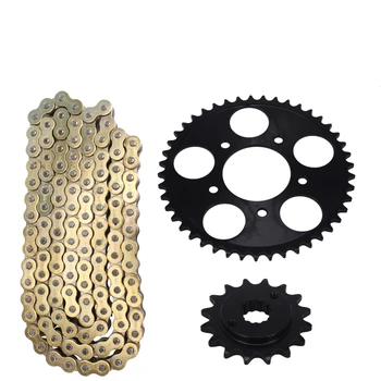 Motorcycle Chain Sprocket Kit for Honda STEED Iron Horse 400/600 Pinion Chain Gear