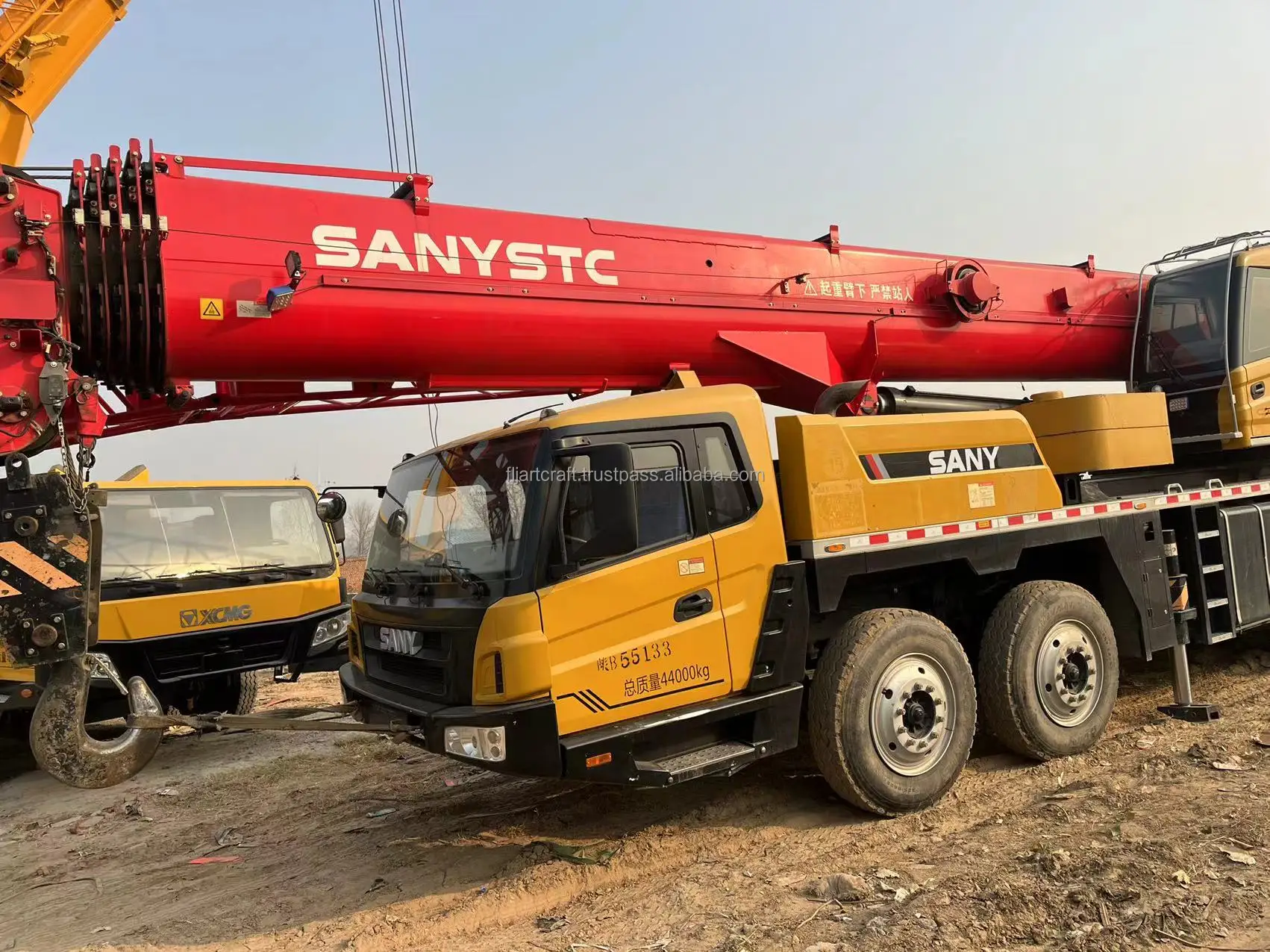 2020Y Used 55 ton Chinese Sany STC550T6 Original Truck Crane For Sale