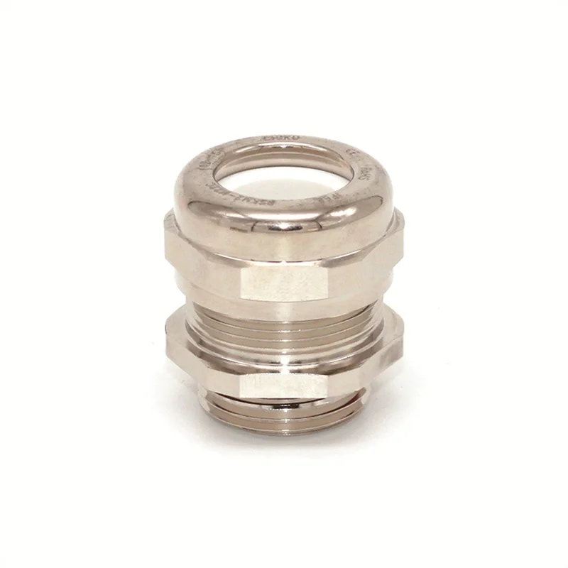 RSKM M25 Spring Cable Gland IP68 Nickel Plated Brass Cable Joint for ...