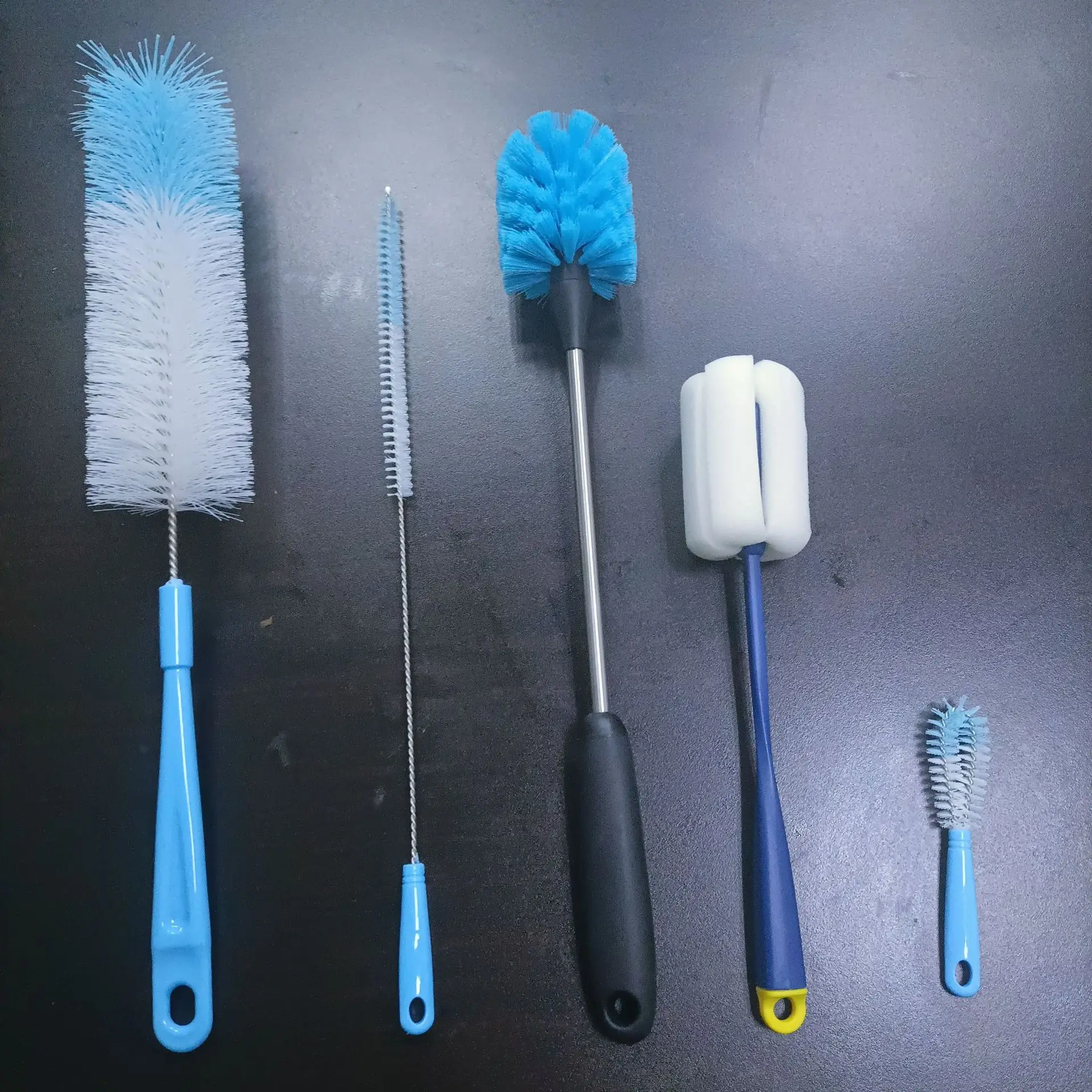 Bottle Cleaner Brush Set,Long Handle Cleaning Brush & Straw Cleaner For