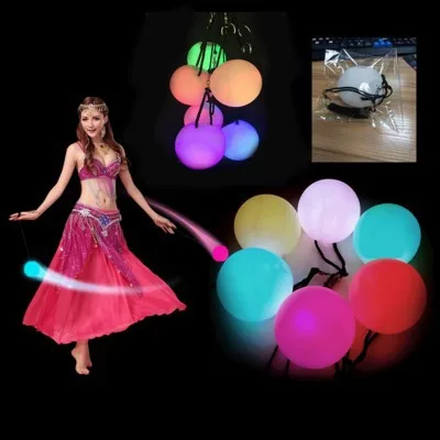 Новые игрушки для вечеринок танцевальный живот вращающийся многоцветный мяч Poi