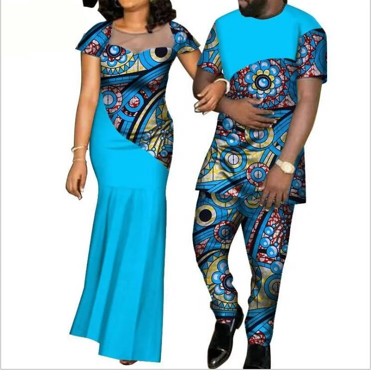 Cotton Real Wax Fabric Africa Clothing African Wax Print Couple ...
