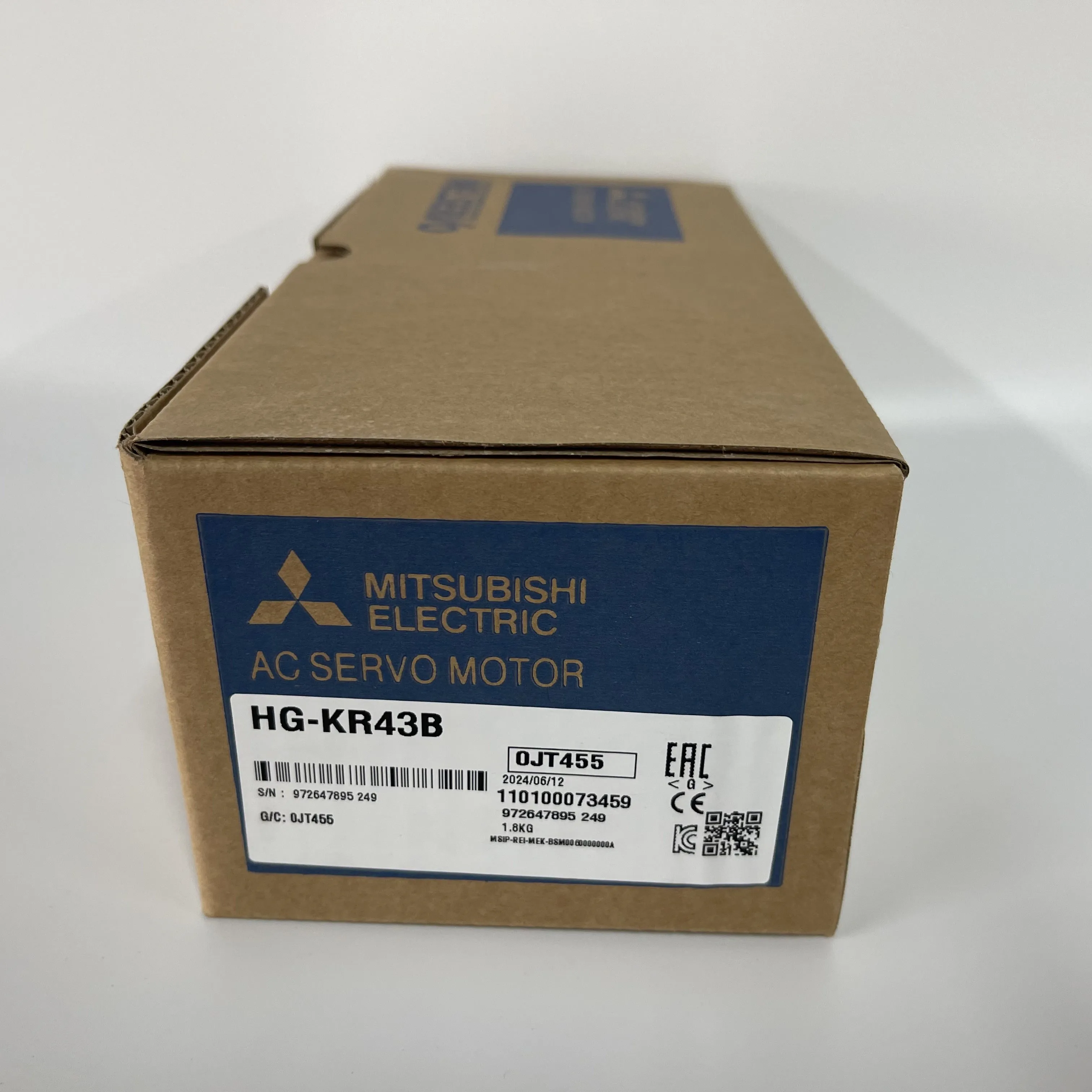 Mitsubishi AC Servo Motor HG-KR43B