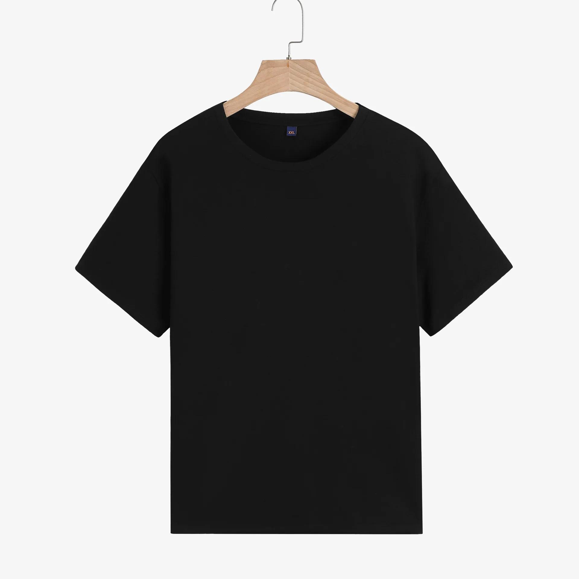 Custom Logo Plain Cotton Blank Oversized Crewneck T Shirts Plus Size