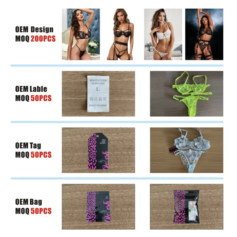 Deep Love OEM&ODM 2022 Custom Designer Luxury Pink Sexy Lingeries Plus Size Women's Underwear Dresses Sleepwear