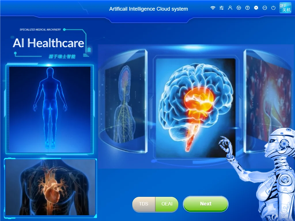 Health Detector Machine Analysis Bio Scanner Quantum Magnetic Resonance Body Analyzer for Health Management